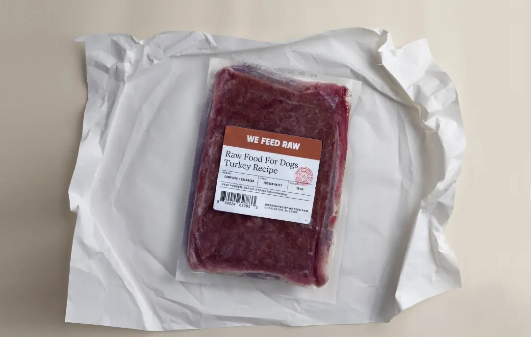 We Feed Raw Raw Food For Dogs Turkey Recipe Pouch